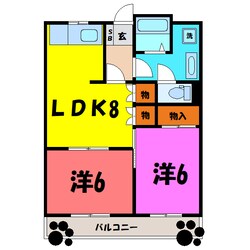 ロイヤル88（高崎市江木町）の物件間取画像